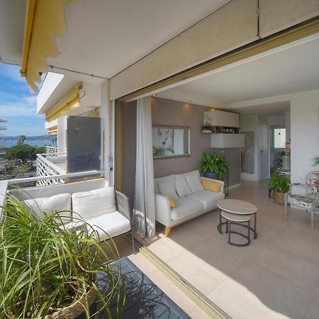Frgk "Etoile Du Sud Terrasse Vue Mer Palm Beach" Cannes Buitenkant foto