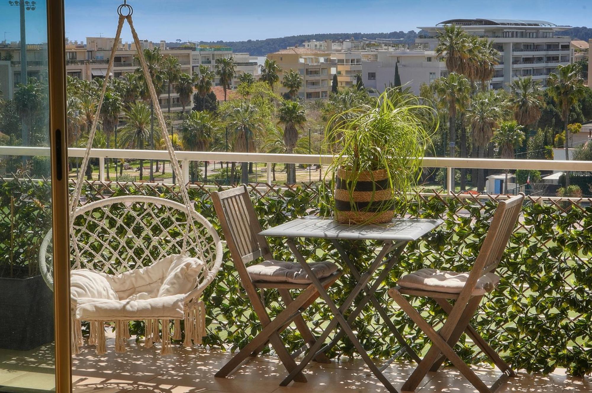 Frgk "Etoile Du Sud Terrasse Vue Mer Palm Beach" Cannes Buitenkant foto
