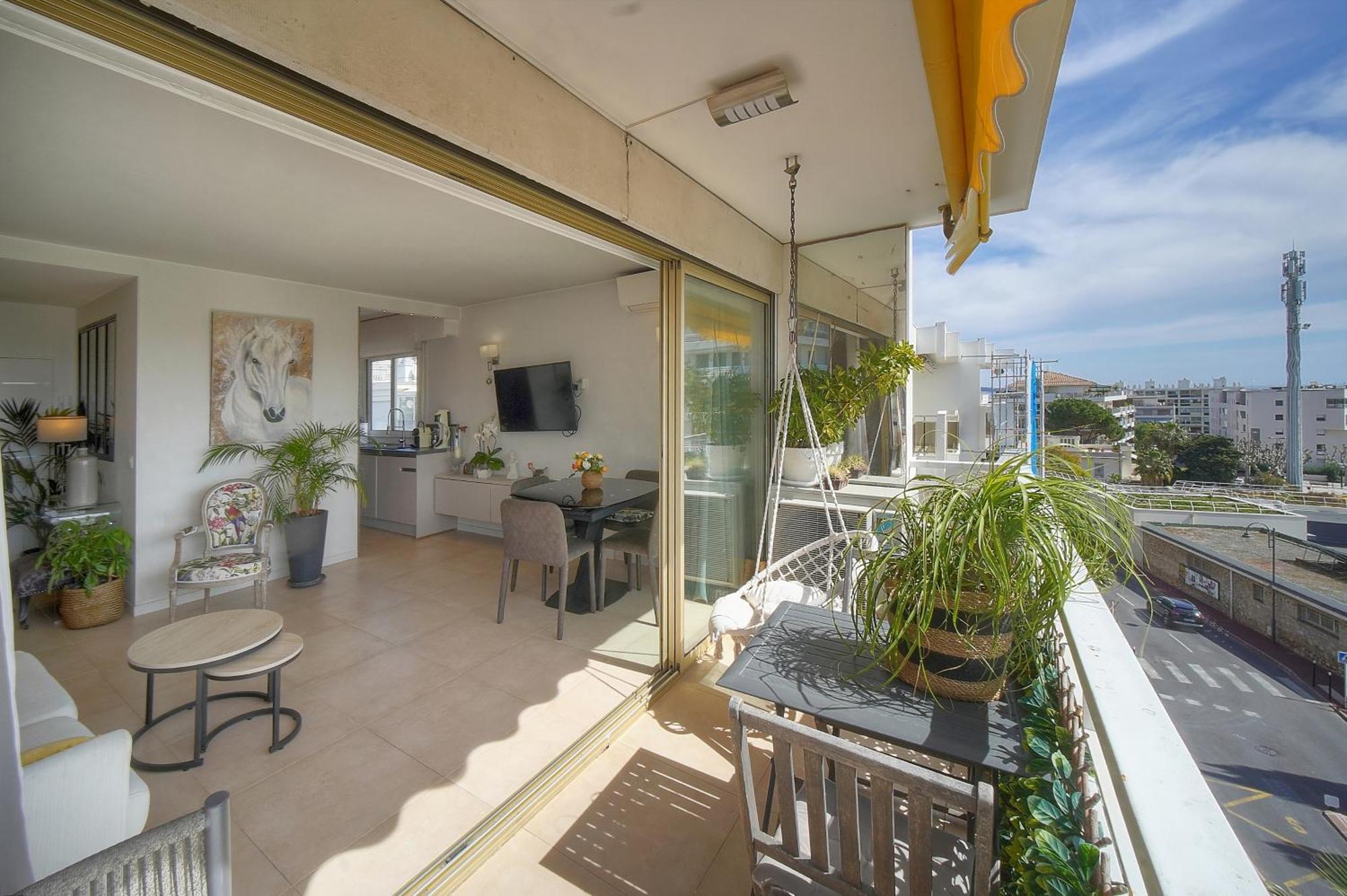Frgk "Etoile Du Sud Terrasse Vue Mer Palm Beach" Cannes Buitenkant foto